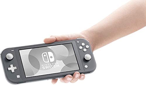 Newest Nintendo Switch Lite Game Console, European Edition W/US Adapter, 128GB Micro SD Card, 5.5” Touchscreen, Built-in Plus Control Pad, Gray, Built-in Speakers, 3.5mm Audio Jack, 0.61 lb Newest Nintendo Switch Lite Game Console, European Edition W/US Adapter, 128GB Micro SD Card, 5.5” Touchscreen, Built-in Plus Control Pad, Gray, Built-in Speakers, 3.5mm Audio Jack, 0.61 lb