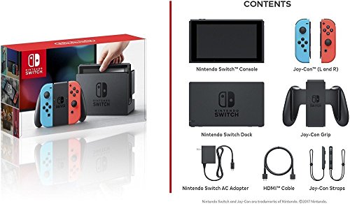 Nintendo Switch Neon Blue and Neon Red Joy-Con