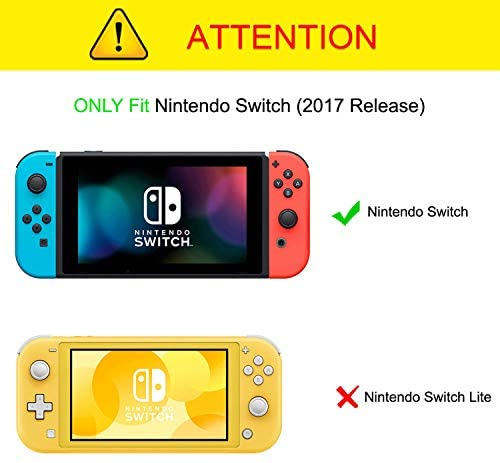 Fintie Carry Case for Nintendo Switch - [Shockproof] Hard Shell Protective Cover Travel Bag w/10 Game Card Slots, Inner Pocket for Nintendo Switch Console Joy-Con & Accessories, Starry Sky