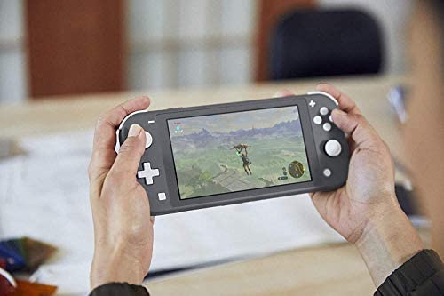 Newest Nintendo Switch Lite Game Console, European Edition W/US Adapter, 128GB Micro SD Card, 5.5” Touchscreen, Built-in Plus Control Pad, Gray, Built-in Speakers, 3.5mm Audio Jack, 0.61 lb Newest Nintendo Switch Lite Game Console, European Edition W/US Adapter, 128GB Micro SD Card, 5.5” Touchscreen, Built-in Plus Control Pad, Gray, Built-in Speakers, 3.5mm Audio Jack, 0.61 lb