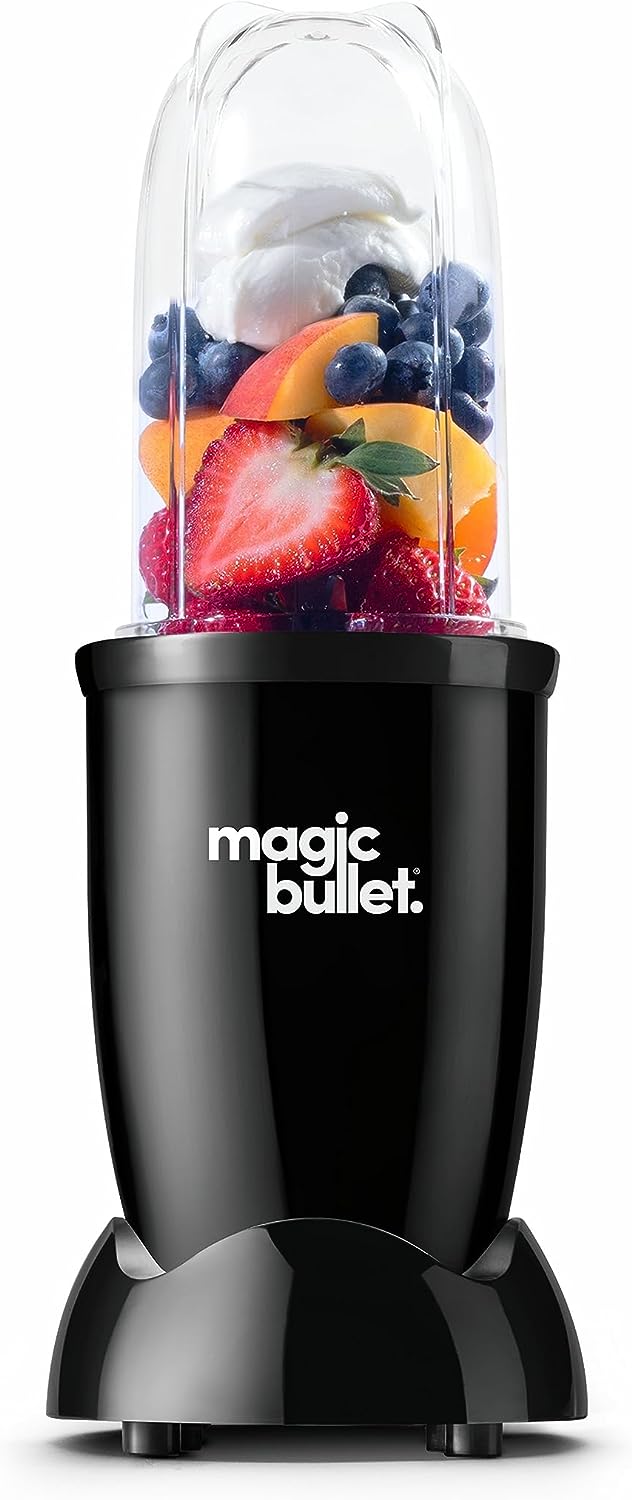 Magic Bullet Blender, Small, Silver, 11 Piece Set