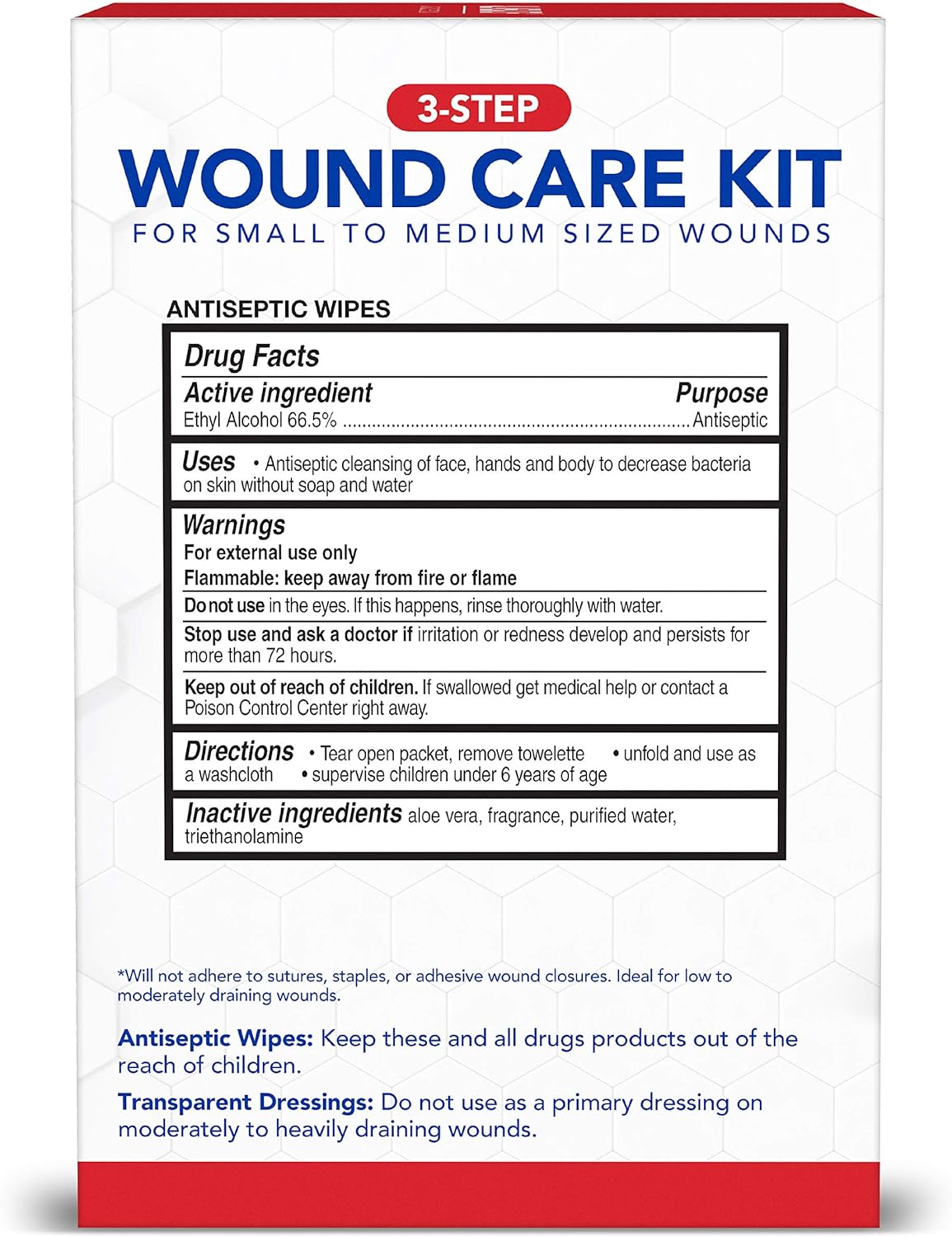 All Health Wound Care Kit, 40 Items | For Small to Medium Sized Wounds