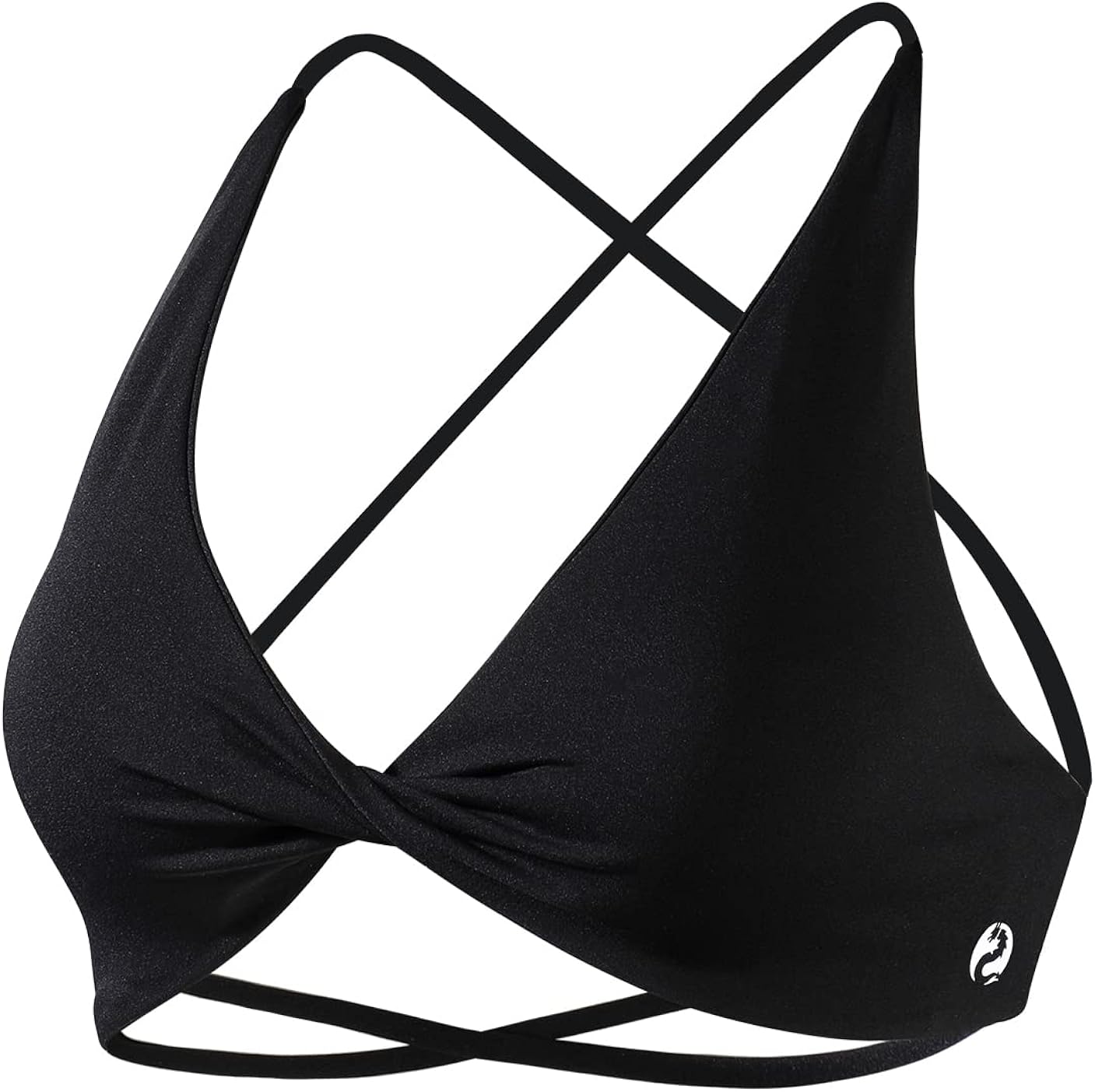 AUROLA Venus Sports Bras Women Workout Athletic Removable Padded Backless Strappy Low Support Gym Fitness Yoga Crop Top
