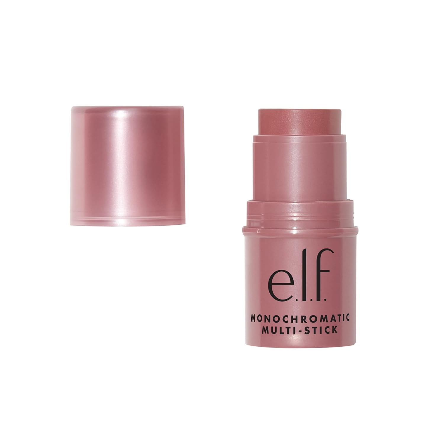 e.l.f. Monochromatic Multi Stick, Luxuriously Creamy  Blendable Color, For Eyes, Lips  Cheeks, Sparkling Rose, 0.17 Oz