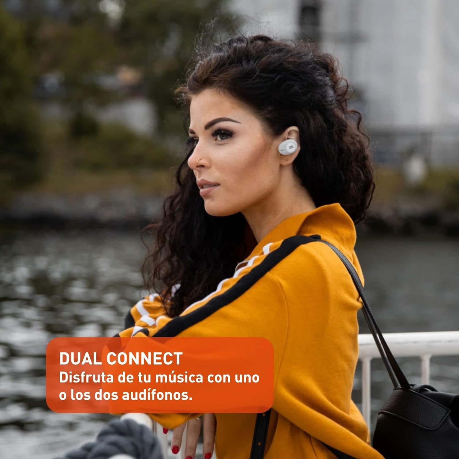 JBL Tune 125TWS True Wireless In-Ear Headphones - Pure Bass Sound, 32H Battery, Bluetooth, Fast Pair, Comfortable, Wireless Calls, Music, Native Voice Assistant (Black), Small