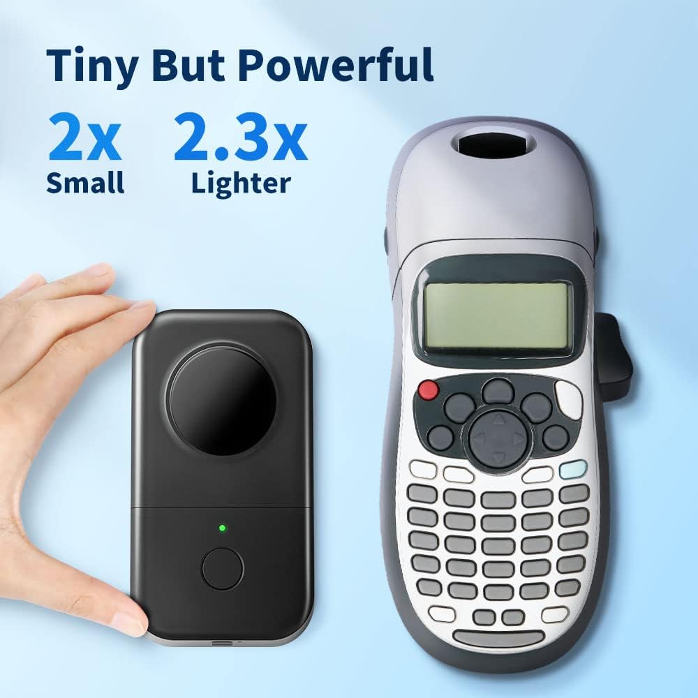 Phomemo D30 Mini Thermal Label Printer Portable Sticker Maker, Bluetooth Inkless Label Makers for HomeSmall BusinessProductsOrganizing Work for 0.23 0.35 0.47 inch 12mm Tape
