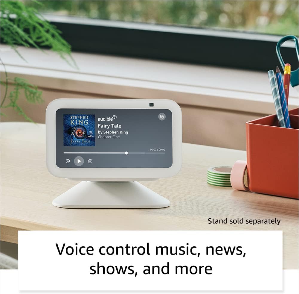 All-new Echo Show 5 (3rd Gen, 2023 release) | Smart display with 2x the bass and clearer sound | Cloud Blue