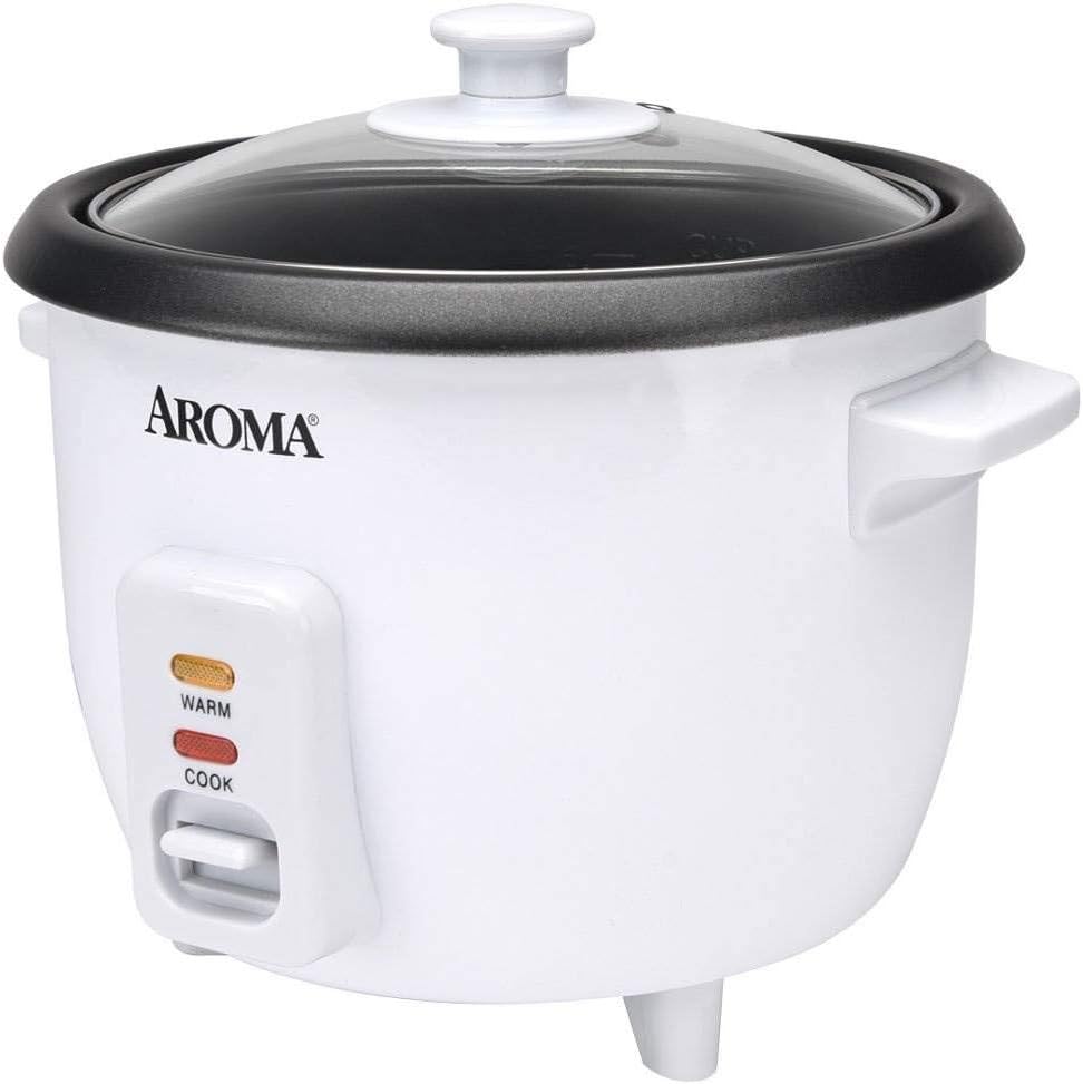 Aroma Housewares 4-Cups (Cooked) / 1Qt. Rice  Grain Cooker (ARC-302NGP), Pink