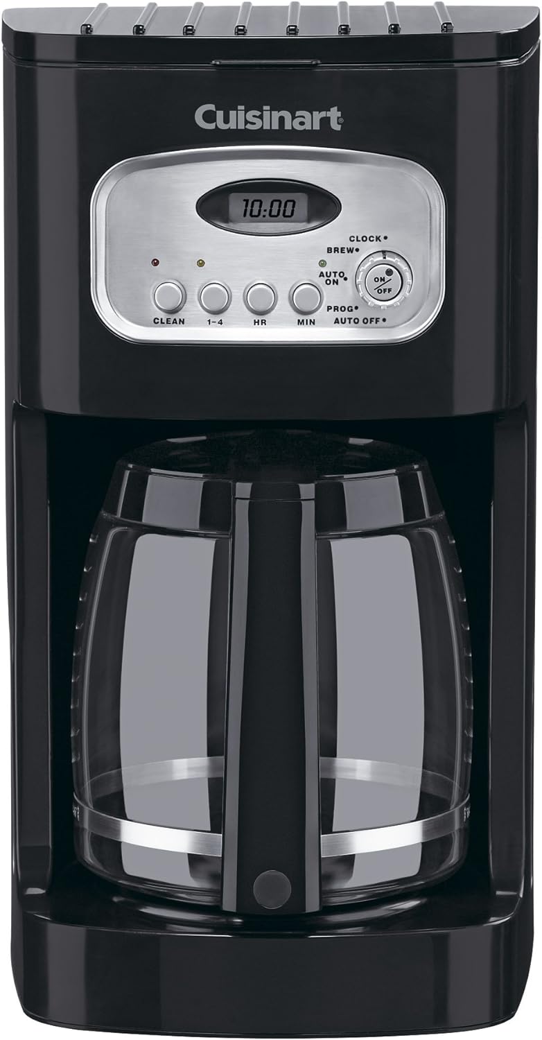 Cuisinart DCC-1100BKFR 12 Cup Coffee Maker (Renewed),Black