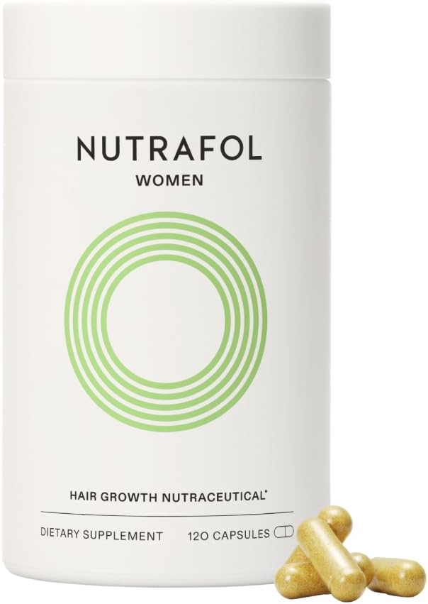 Nutrafol Womens Hair Growth Supplements, Ages 18-44, Clinically Proven for Visibly Thicker and Stronger Hair, Dermatologist Recommended - 1 Month Supply