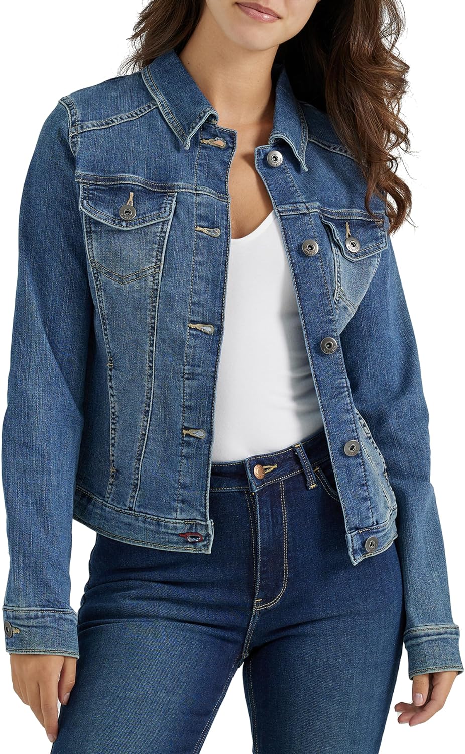 Wrangler Authentics Womens Stretch Denim Jacket