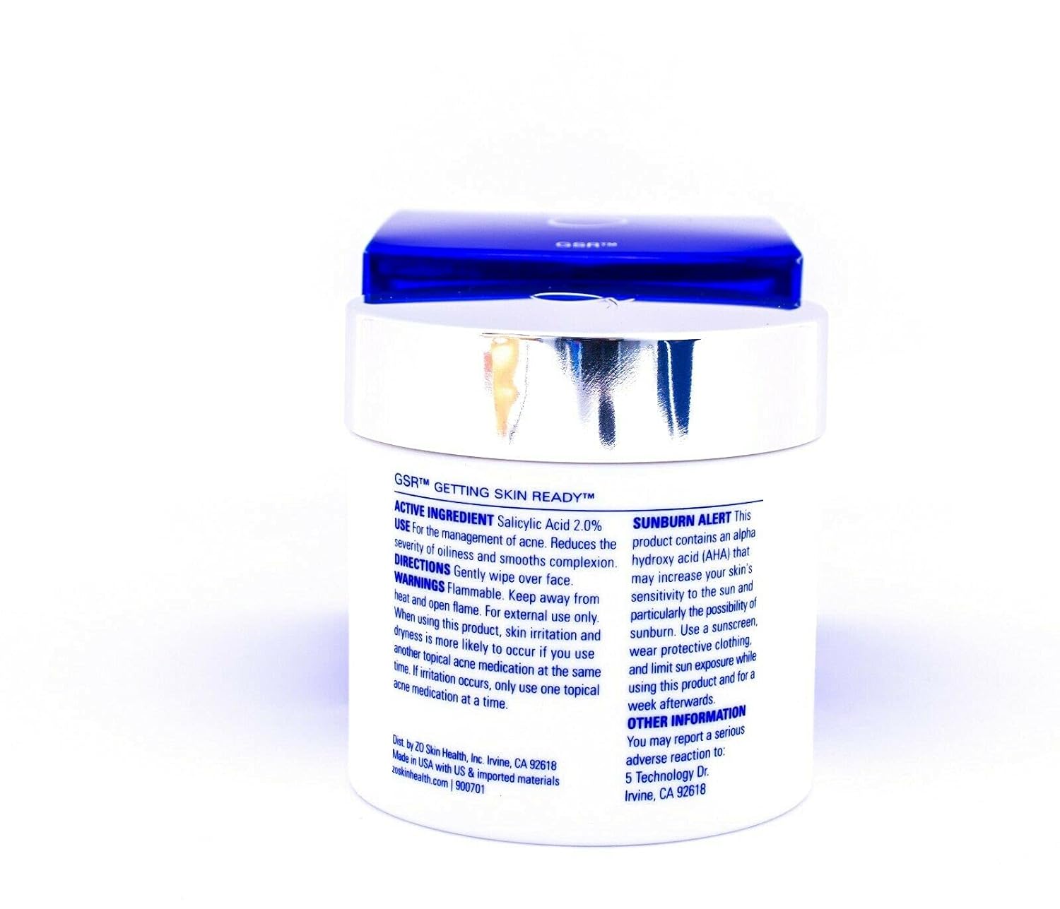 ZO Skin Health Oil Control Pads Acne Treatment, 2% Salicylic Acid- 60 pads formerly calledZO MEDICAL Cebatrol