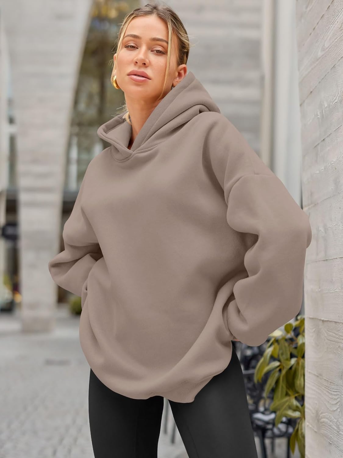 EFAN Womens Oversized Hoodies Sweatshirts Fleece Hooded Pullover Tops Sweaters Casual Comfy Fall Fashion Outfits Clothes 2023